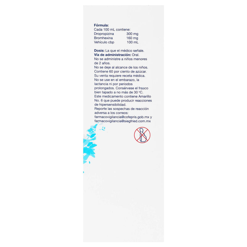 Dalvear Ad Jarabe 160Mg/300Mg/100Ml 200Ml Lima-Limon (Dropropizina/Bromhexina) - WeCare Pharma