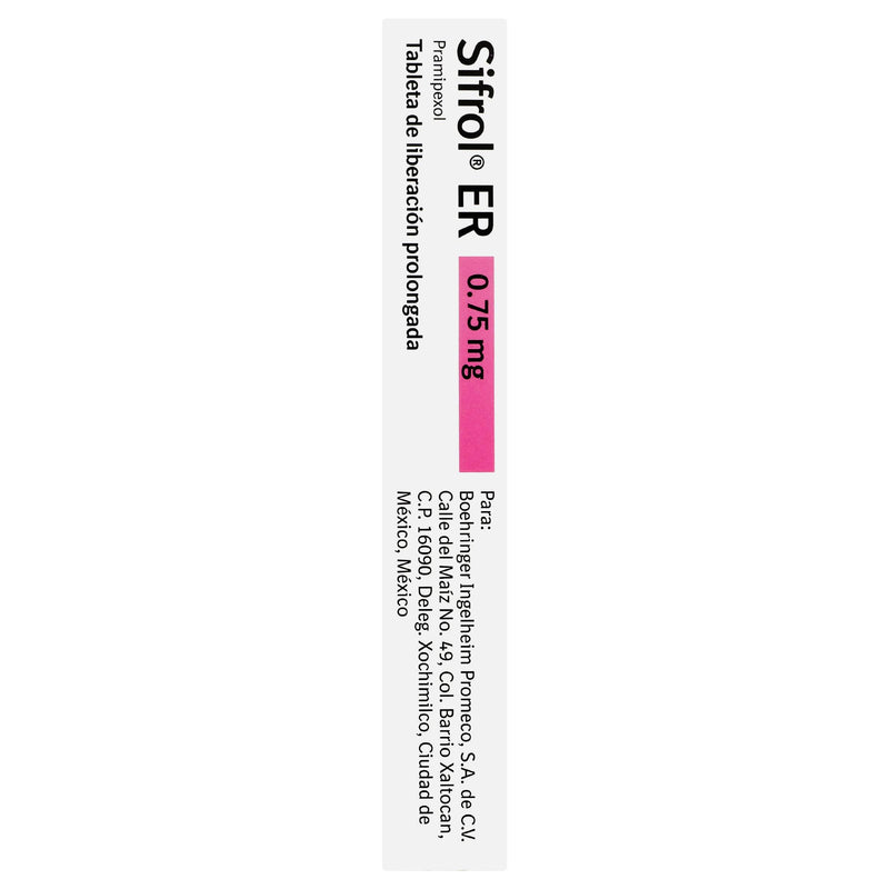 Sifrol Er Lp 0.75Mg Con 10 Tabletas (Pramipexol) - WeCare Pharma