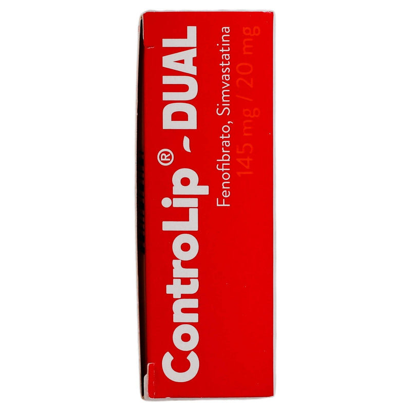 Controlip Dual 145Mg/20Mg Con 30 Capsulas (Fenofibrato/Simvastatina) - WeCare Pharma