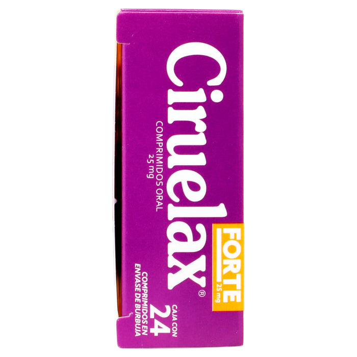 Ciruelax Forte 25Mg Con 24 Comprimidos (Cassia Angustifolia) 4 - 7803510003409