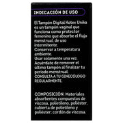 Tampones Kotex Unika Super Flujo Abundante Con 12 - WeCare Pharma