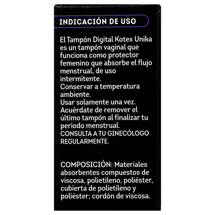 Tampones Kotex Unika Super Flujo Abundante Con 12 - WeCare Pharma