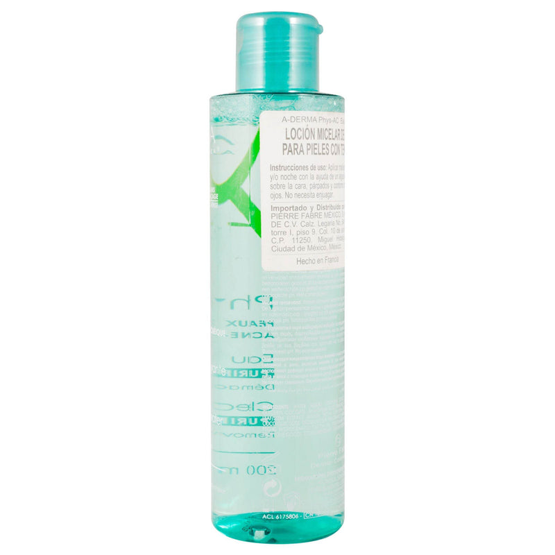 A-Derma Phys-Ac Agua Micelar Limpiadora Purificante 200Ml - WeCare Pharma