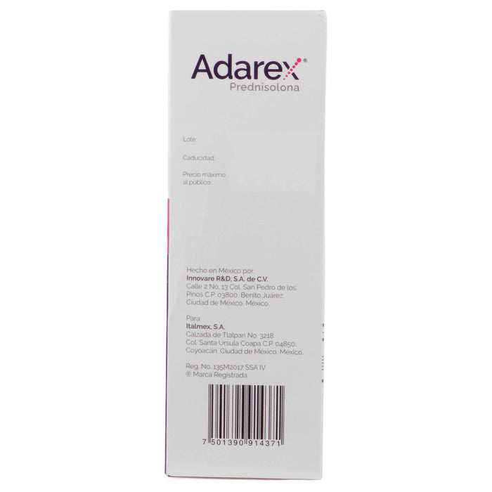 Adarex (Prednisolona) Solución 3Mg/Ml 100Ml - WeCare Pharma