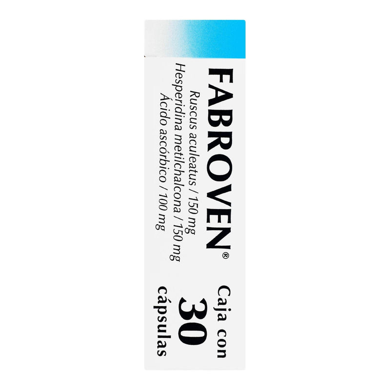 Fabroven 150Mg/150Mg/100Mg Con 30 Capsulas (Ruscus Aculeatus/Hesperidina/Ac Ascorbico) - WeCare Pharma