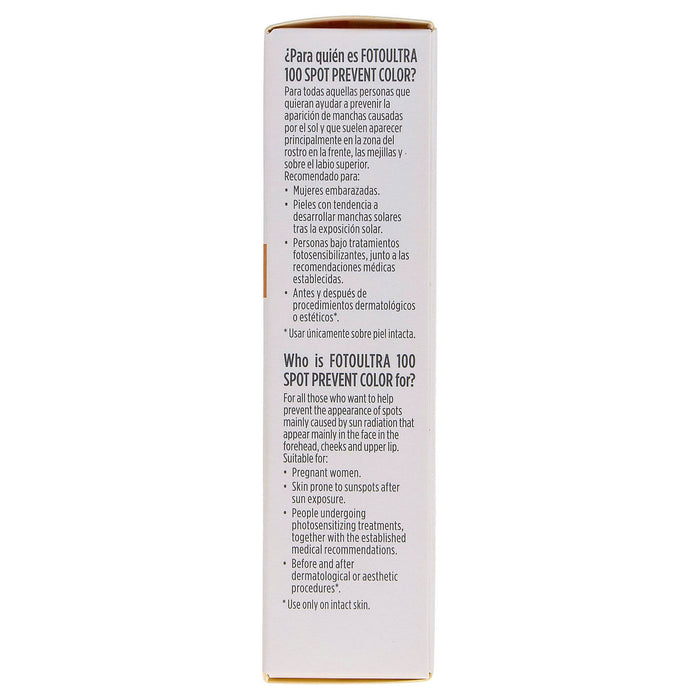 Isdin Foto Ultra 100 Spot Prevent Fusion Fluid Color Fps50 50Ml - WeCare Pharma