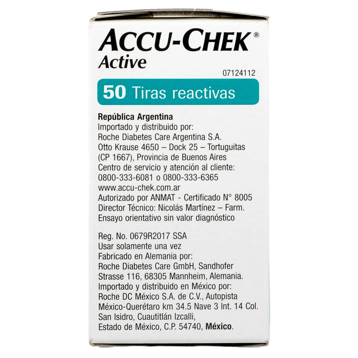 Accu-Chek Active Tiras Reactivas Con 50 - WeCare Pharma