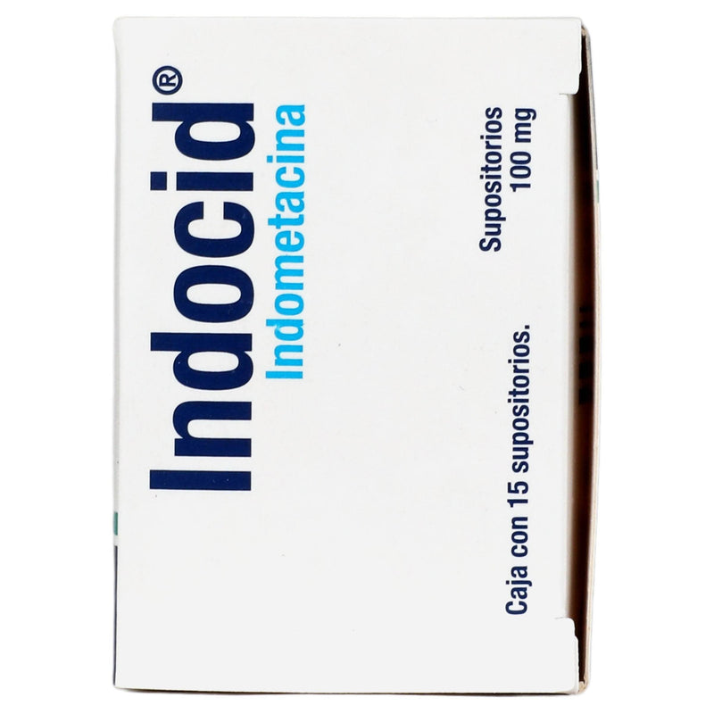 Indocid Supositorio 100Mg Con 15 (Indometacina) - WeCare Pharma