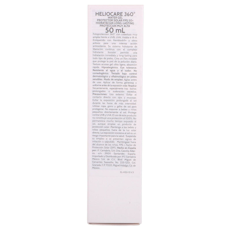 Cantabria Heliocare 360 Water Gel Fps50 50Ml - WeCare Pharma