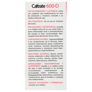Caltrate 600+D 600Mg/400Unid Con 60 Tabletas (Carbonato De Calcio/Colecalciferol) - WeCare Pharma