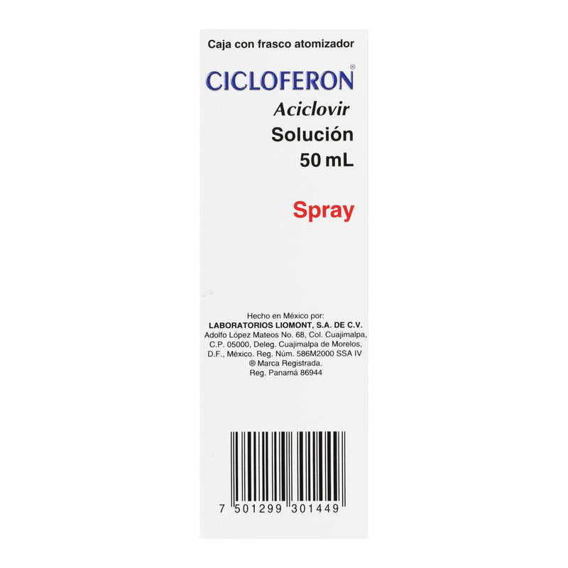 Cicloferon Spray 5% 50Ml (Aciclovir) - WeCare Pharma
