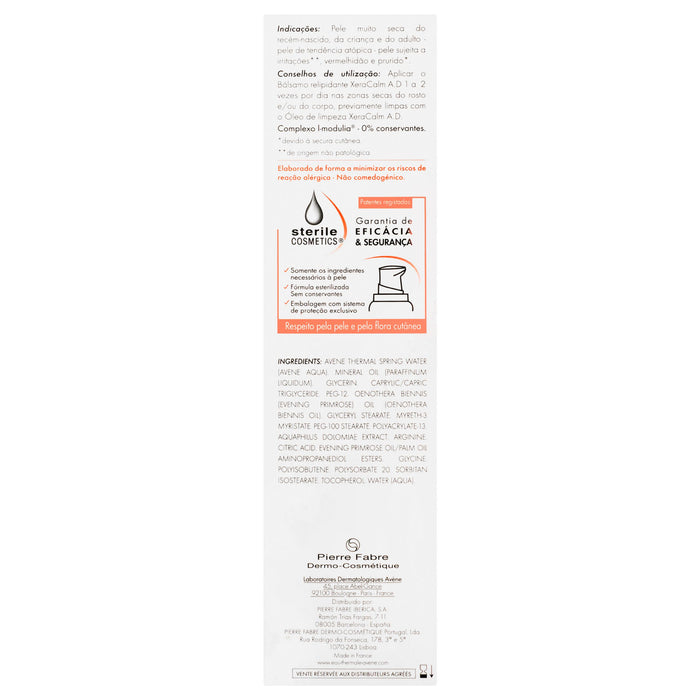 Avene Xeracalm A.D Efecto Calmante 200Ml 4 - 3282779405485