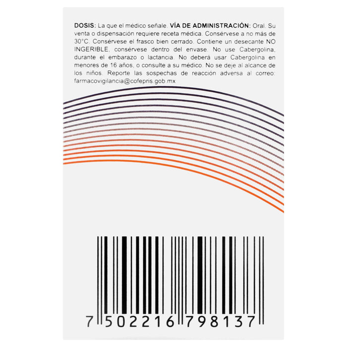 Evemglea Fem (Cabergolina) Tabletas 0.5 Mg Con 4 - WeCare Pharma