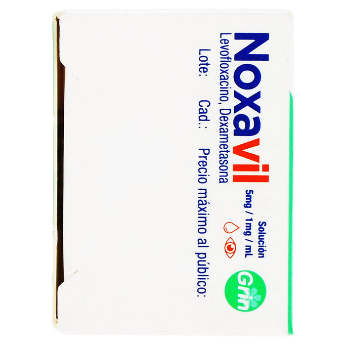 Noxavil Gotas 5Mg/1Mg/Ml 5Ml (Levofloxacino/Dexametasona) - WeCare Pharma