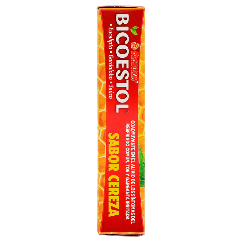 Broncolin Bicoestol Pastillas 2.5G Con 16 Cereza (Eucaliptus Globulus/Gnaphalium/Sambucus Nigra) - WeCare Pharma