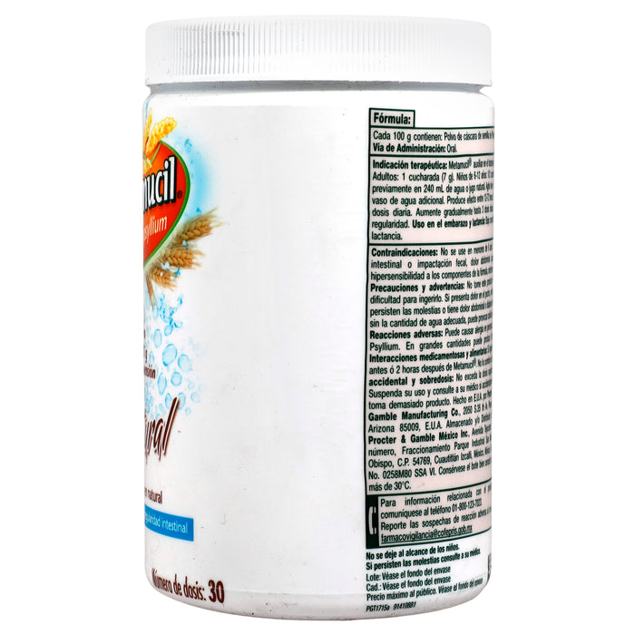 Metamucil Polvo 210G 30D (Plantago Psyllium) 5 - 020800790222