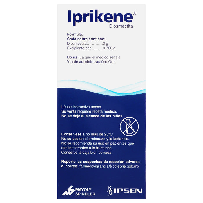 Iprikene Sobre 3G Con 10 Naranja-Vainilla (Diosmectita) 6 - 3582186000731