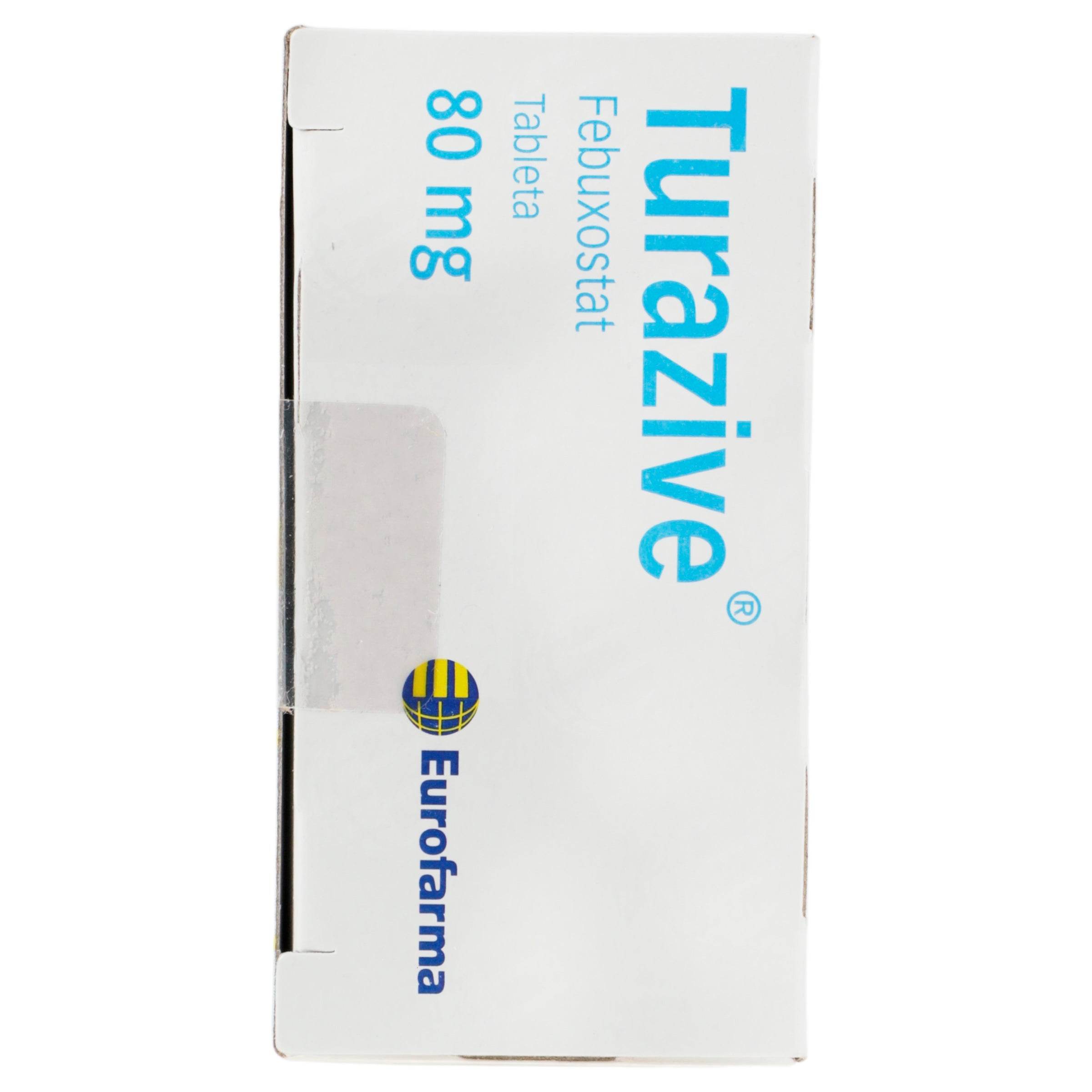 Turazive 80Mg Con 28 Tabletas (Febuxostat) — WeCare Pharma