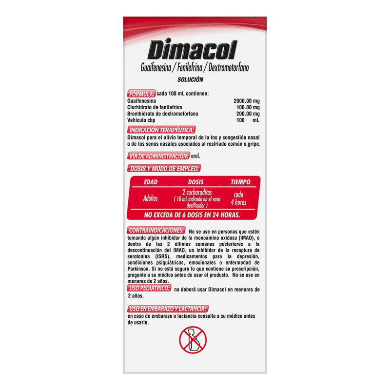 Dimacol Adulto Solución 150Ml - WeCare Pharma