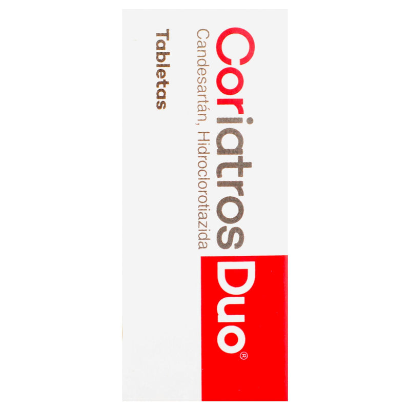 Coriatros Duo 16Mg/12.5Mg Con 28 Tabletas (Candesartan/Hidroclorotiazida) - WeCare Pharma