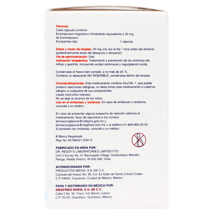 Amably Lp (Esomeprazol) Capsulas 20 Mg Con 30 - WeCare Pharma