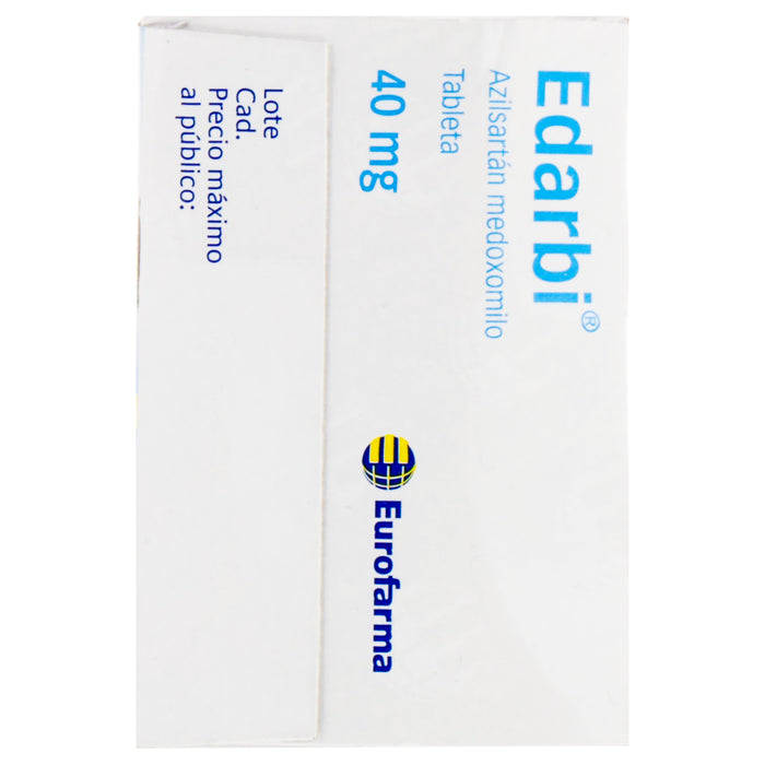 Edarbi 40Mg Con 28 Tabletas (Azilsartan Medoxomilo) 5 - 7891317019587