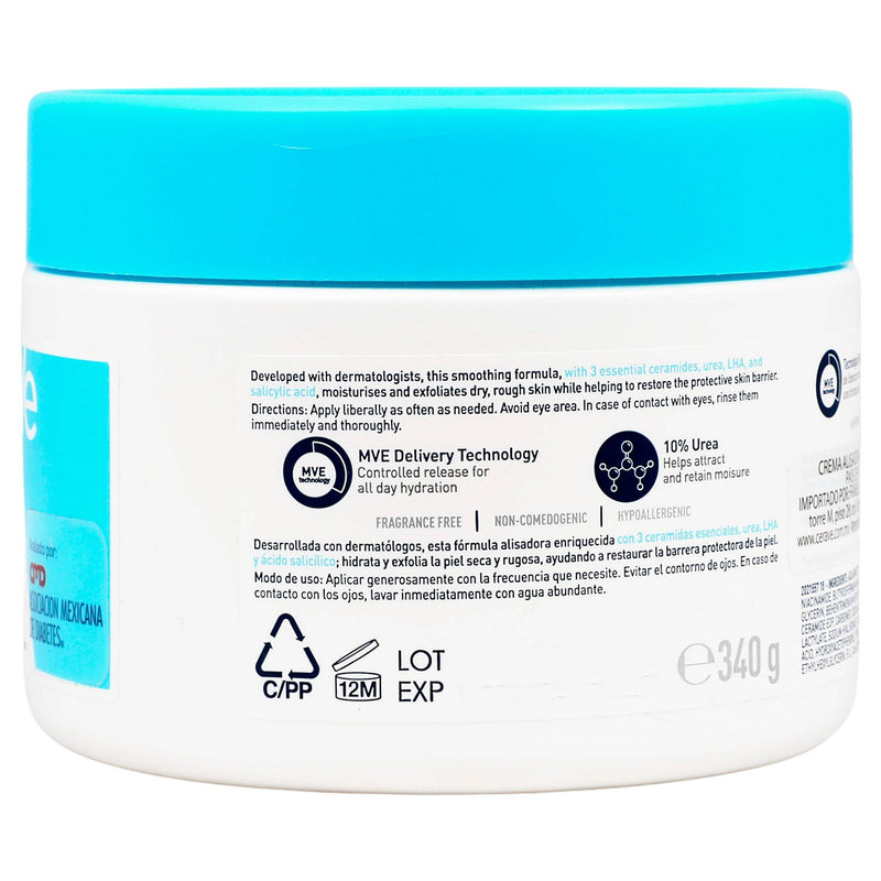 Cerave Crema Alisadora Anti-Rugosidades 340Ml - WeCare Pharma