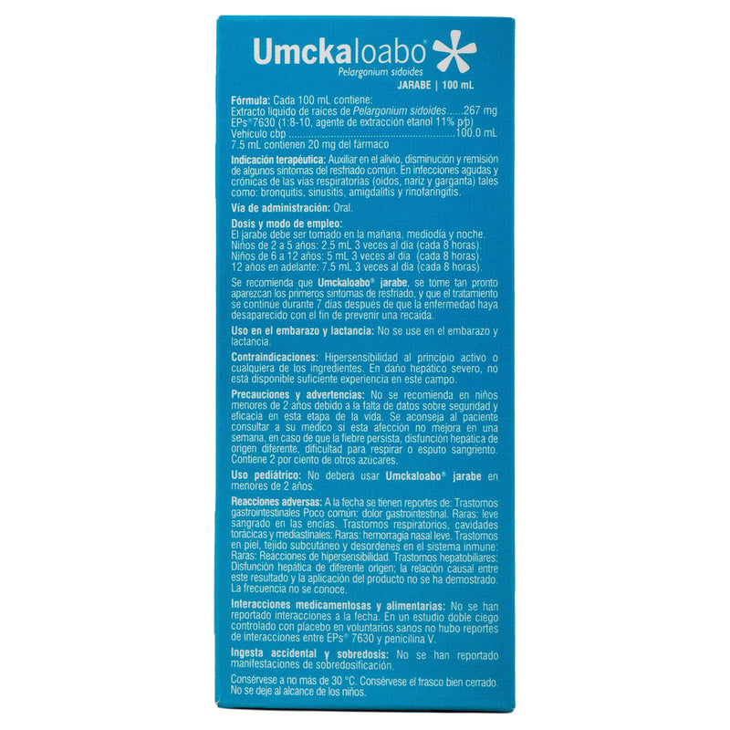 Umcka Loabo Jarabe 267Mg/100Ml (Pelargonium Sidoides) - WeCare Pharma