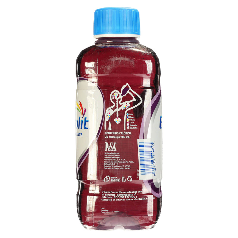 Electrolit Frasco 625Ml Uva (Electrolitos Orales) - WeCare Pharma