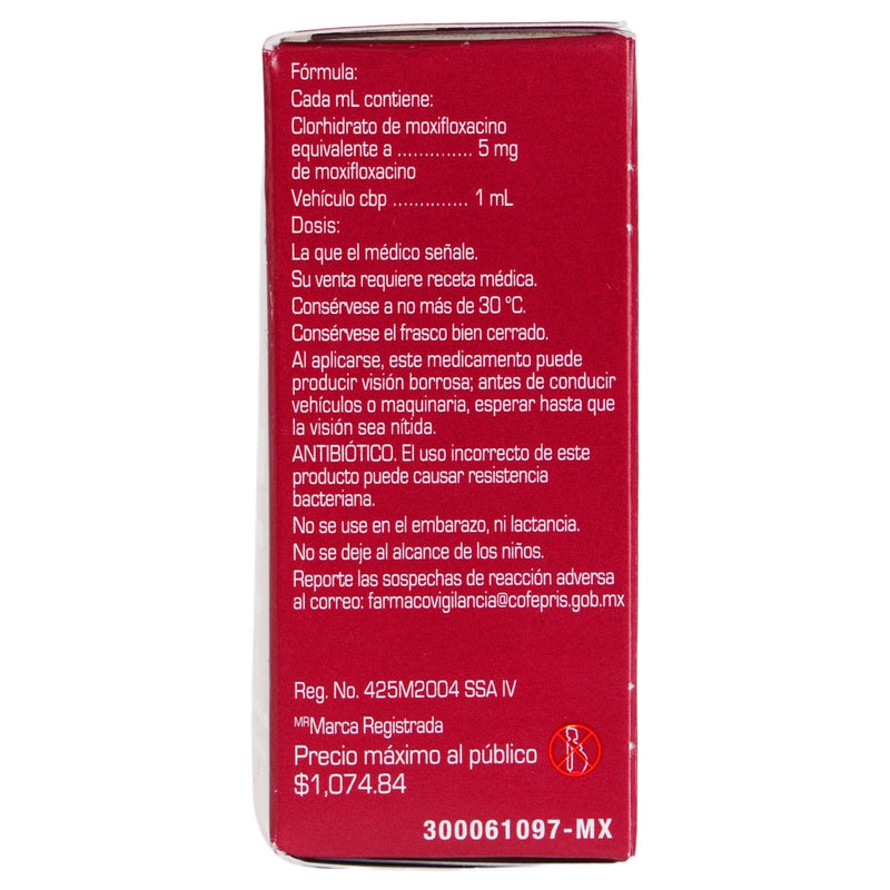 Vigamoxi Gotas 0.5% 5Ml (Moxifloxacino) - WeCare Pharma