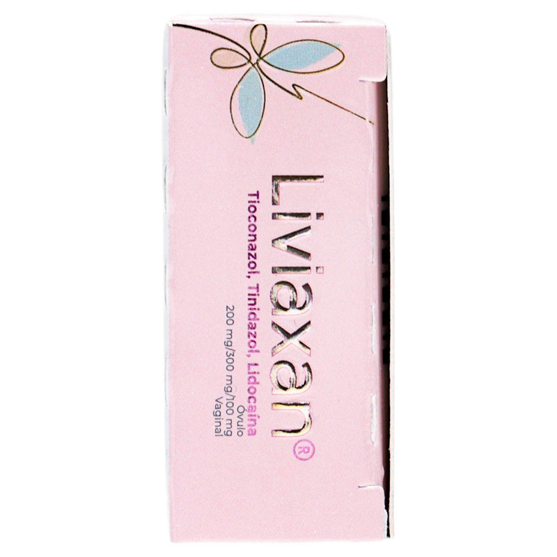 Liviaxan Ovulos 200Mg/300Mg/100Mg Con 3 (Tioconazol/Tinidazol/Lidocaina) - WeCare Pharma