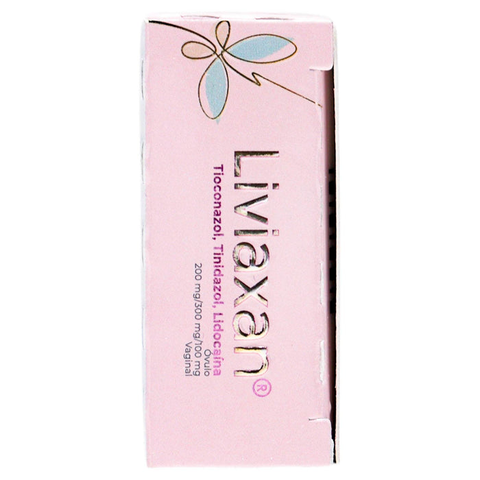 Liviaxan Ovulos 200Mg/300Mg/100Mg Con 3 (Tioconazol/Tinidazol/Lidocaina) - WeCare Pharma