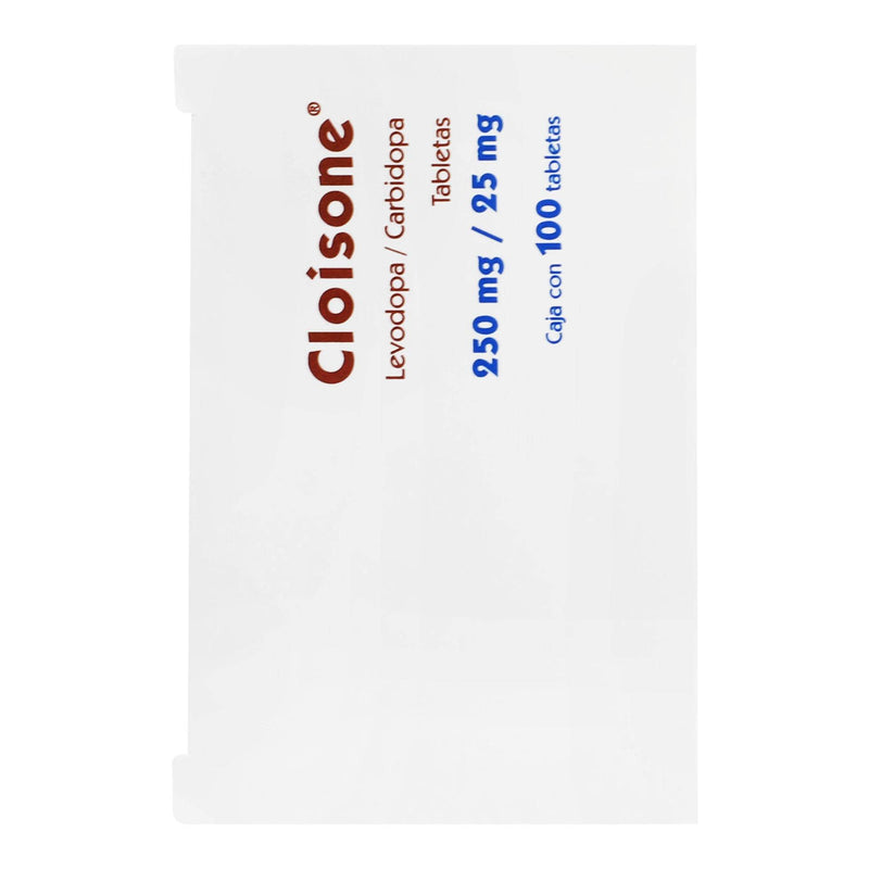 Cloisone 250Mg/25Mg Con 100 Tabletas (Levodopa/Carbidopa) - WeCare Pharma