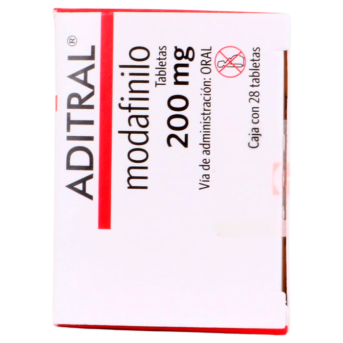 Aditral 200Mg Con 28 Tabletas (Modafilino) 5 - 7730979097789