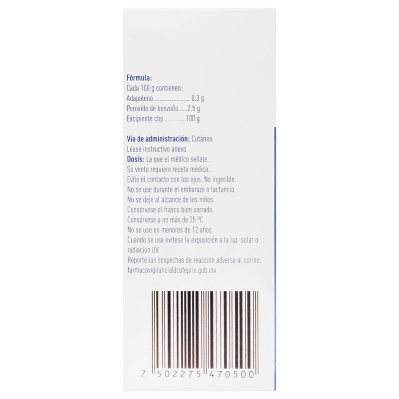 Effezel Gel 0.3G/2.5G/100G 30G (Adapaleno/Peroxido De Benzoiilo) - WeCare Pharma
