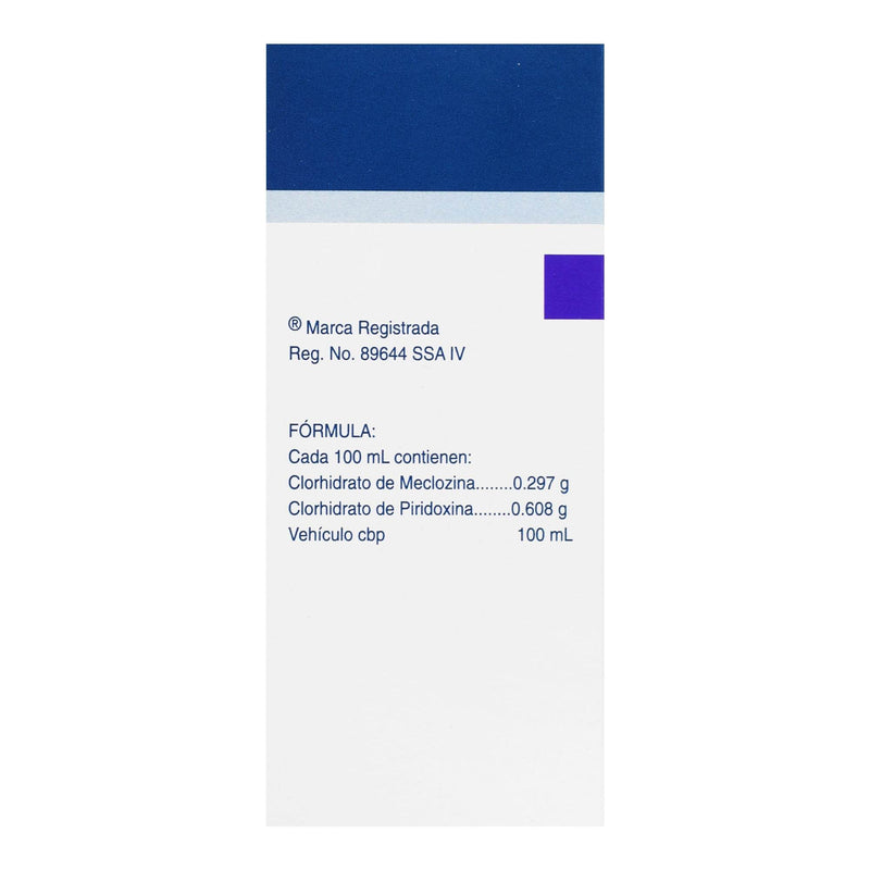 Bonadoxina Jarabe 0.297G/0.608G/100Ml 120Ml (Meclizina/Piridoxina) - WeCare Pharma