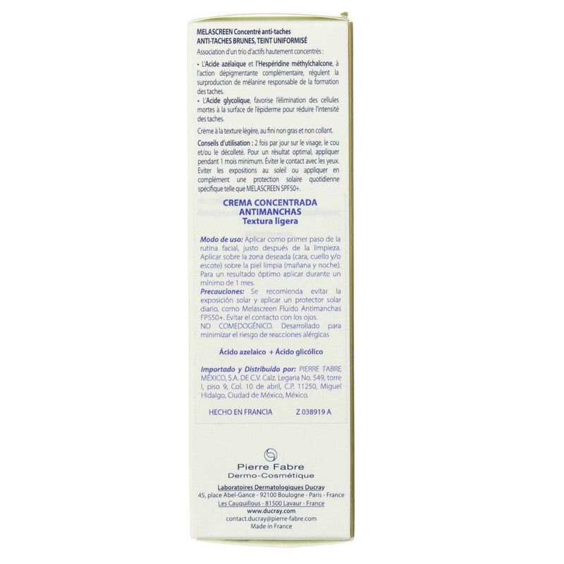 Ducray Melascreen Concentrado Despigmentante 30Ml - WeCare Pharma
