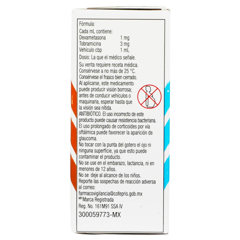 Tobradex Gotas 0.1%/0.3% 5Ml (Dexametasona/Tobramicina) - WeCare Pharma