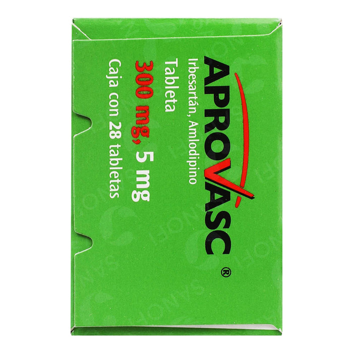 Aprovasc (Irbesartan/Amlodipino) 300Mg/5Mg Tabletas Con 28 - WeCare Pharma