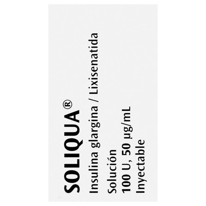 Soliqua Pluma 100Unid/Ml 3Ml Con 1 (Insulina Glargina) - WeCare Pharma