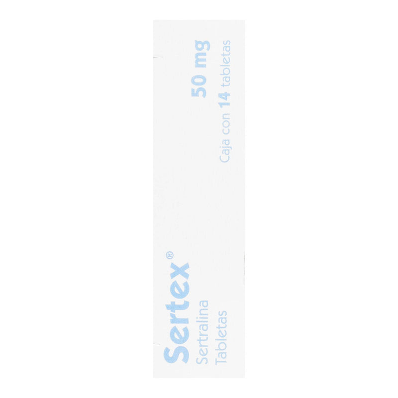Sertex 50Mg Con 14 Tabletas (Sertralina) - WeCare Pharma