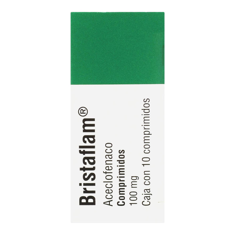 Bristaflam 100Mg Con 10 Tabletas (Aceclofenaco) - WeCare Pharma
