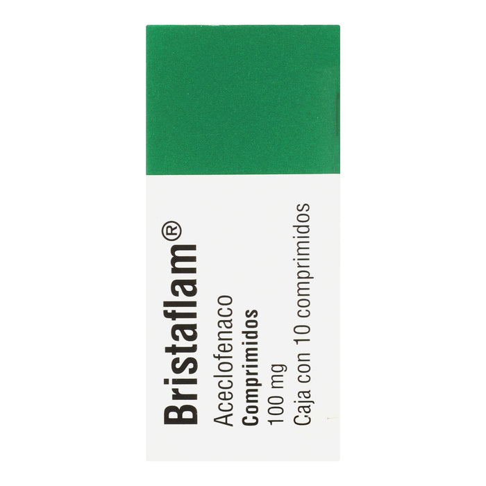 Bristaflam 100Mg Con 10 Tabletas (Aceclofenaco) 4 - 7502209291317