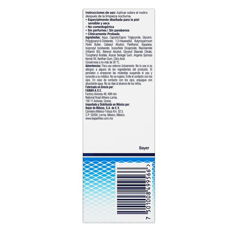 Bepanthen Crema Facial Hidratante Regeneradora Noche 50Ml - WeCare Pharma