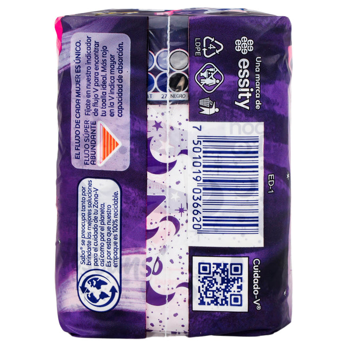 Toallas Saba Buenas Noches Extra Con Alas Con 8 - WeCare Pharma