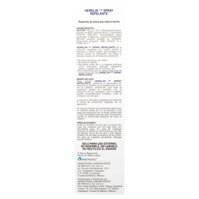 Herklin 20% Spray Con 120Ml (Ir3535) - WeCare Pharma