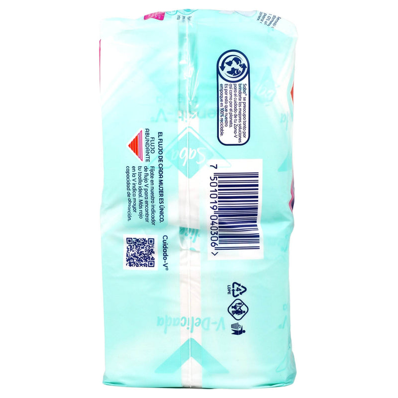 Toallas Saba Sensiti-V Ultradelgada Con 20 - WeCare Pharma