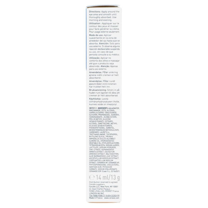 Cerave Crema Reparadora Ojos 14Ml - WeCare Pharma