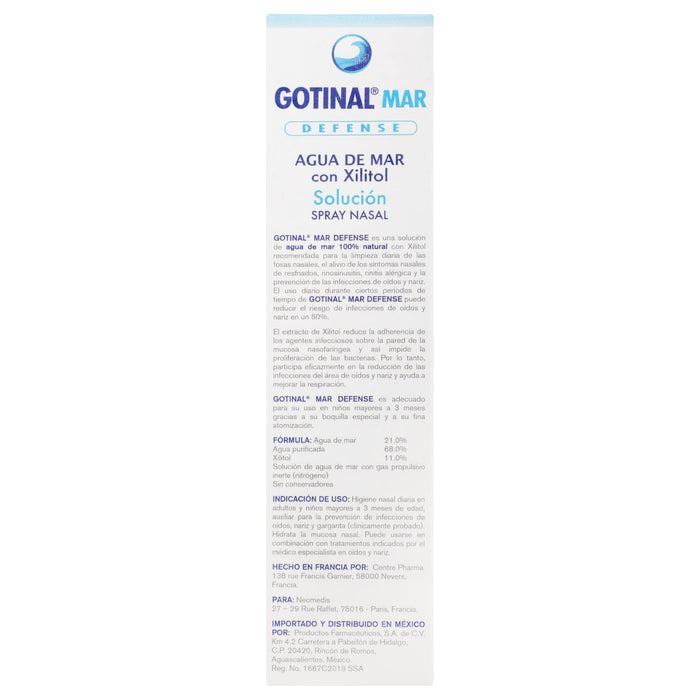 Gotinal Mar Defense Spray 50Ml (Agua De Mar/Xilitol) 4 - 7501088513848