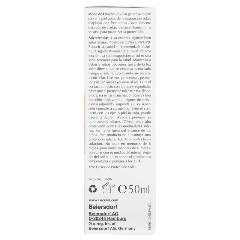 Eucerin Protector Solar Hydro Fluido Fps50 50Ml - WeCare Pharma
